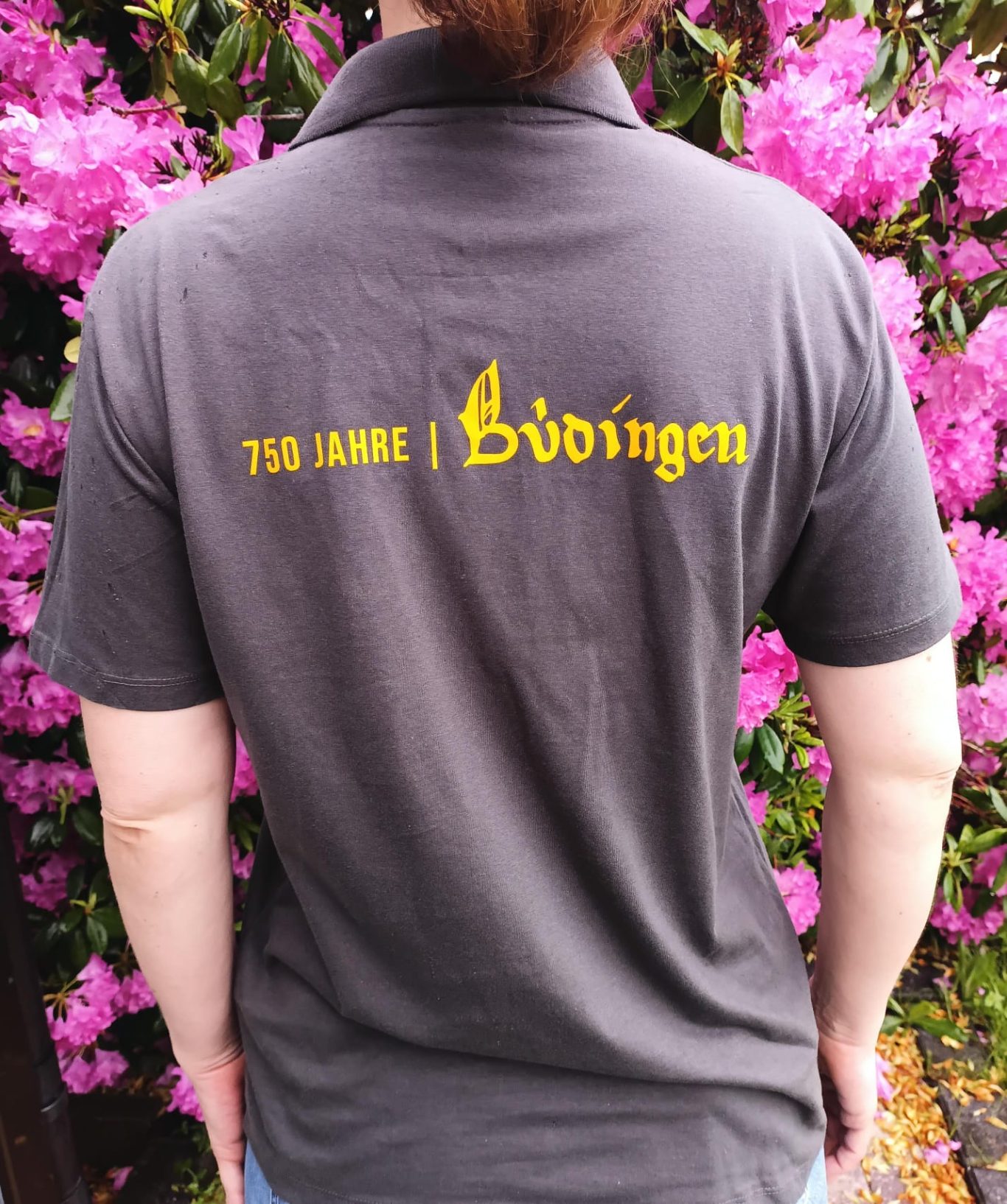 Polo-Shirt mit Beflockung