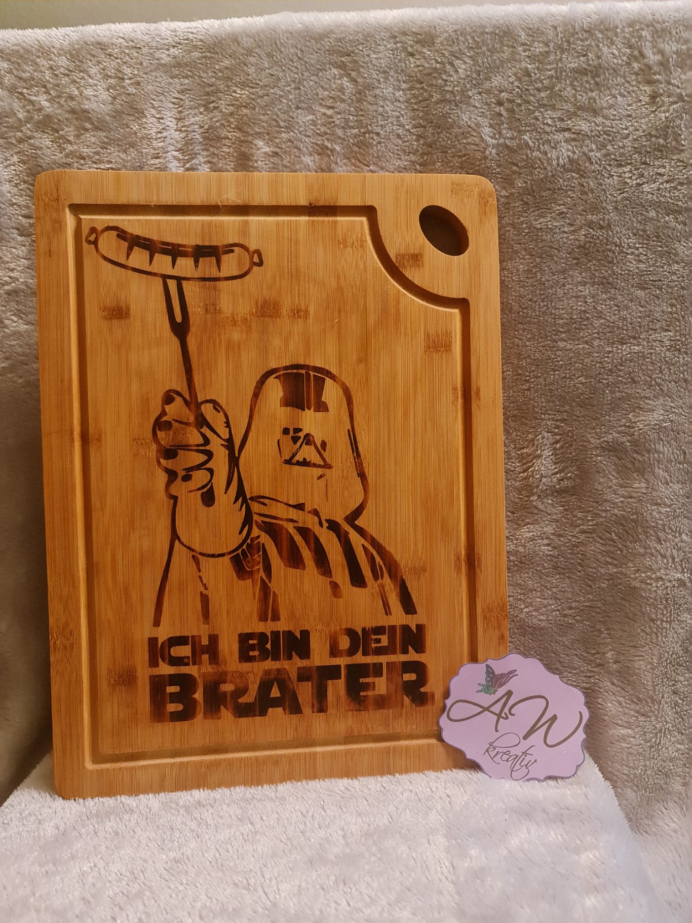 Grillbrett graviert