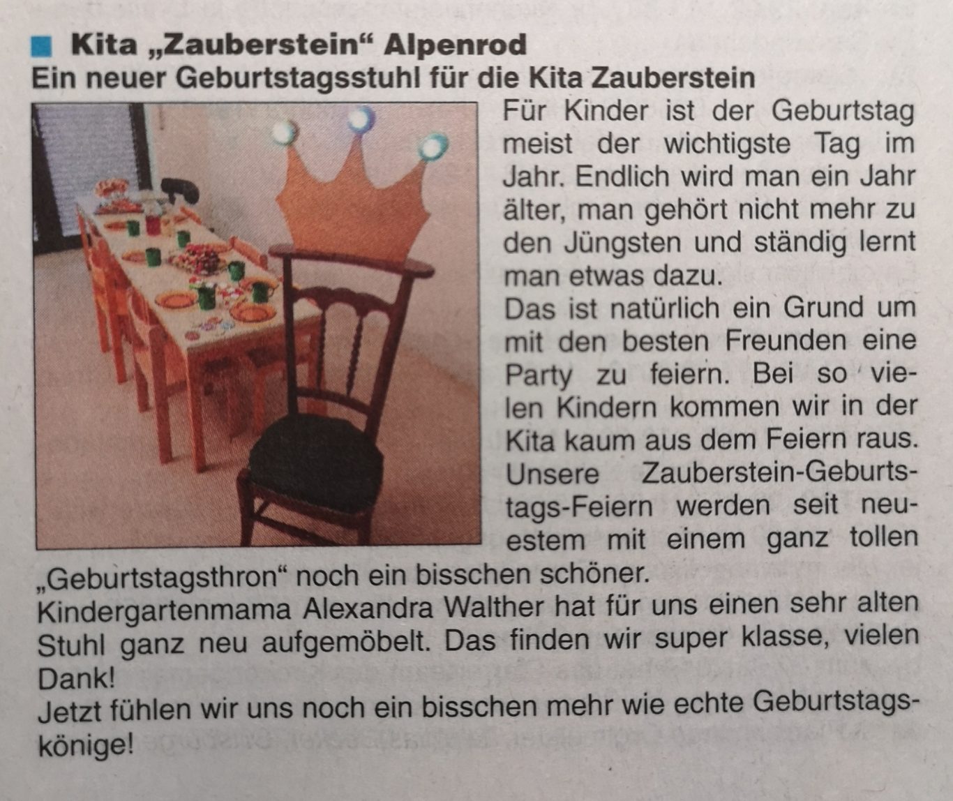Auftragsarbeit Kita Zauberstein